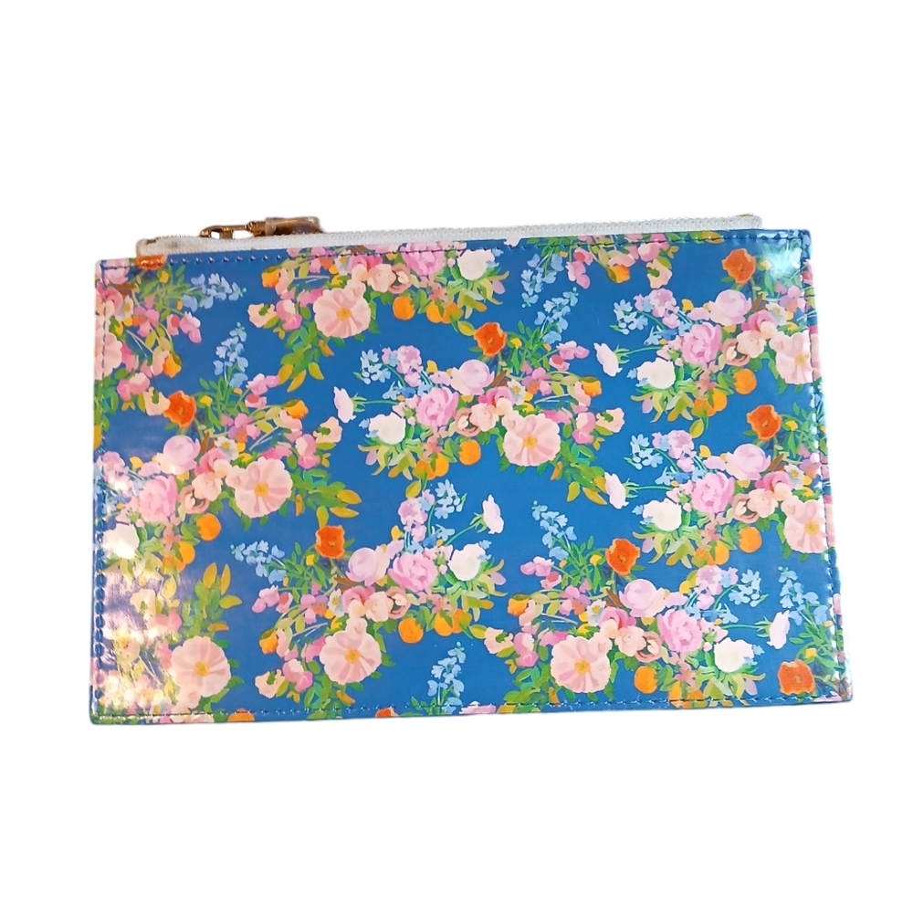 ***HoneyBee Gardens Floral Cosmetic Bag